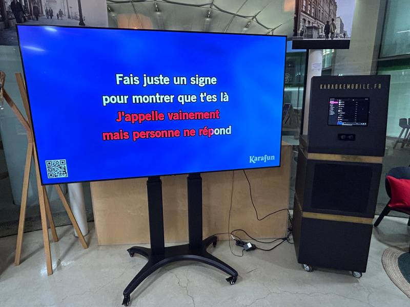 Animation karaoké simple pour tout événement 